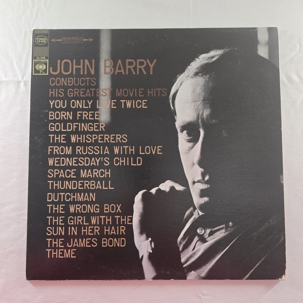 John Barry Conducts His Greatest Movie Hits On Columbia - EX Tested